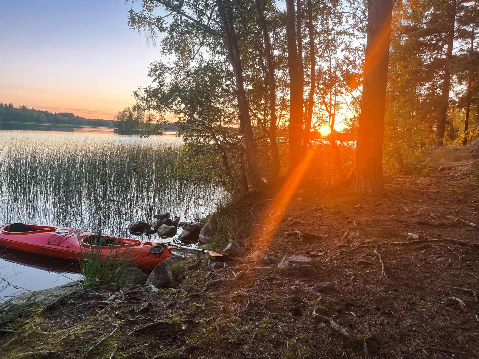 Att göra i Sala, paddla kajak i Långforsen